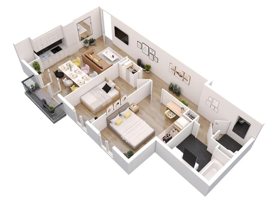 Paris & Disneyland - 2Min From Train Station - Free Private Parking Villiers-sur-Marne Luaran gambar