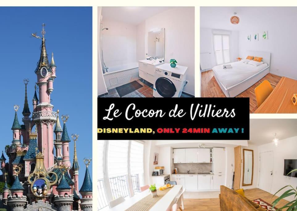 Paris & Disneyland - 2Min From Train Station - Free Private Parking Villiers-sur-Marne Luaran gambar